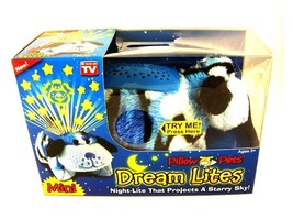 Mini Blue Camo Puppy Night Light Pillow Pets By Dream Lite In Box - $14.84
