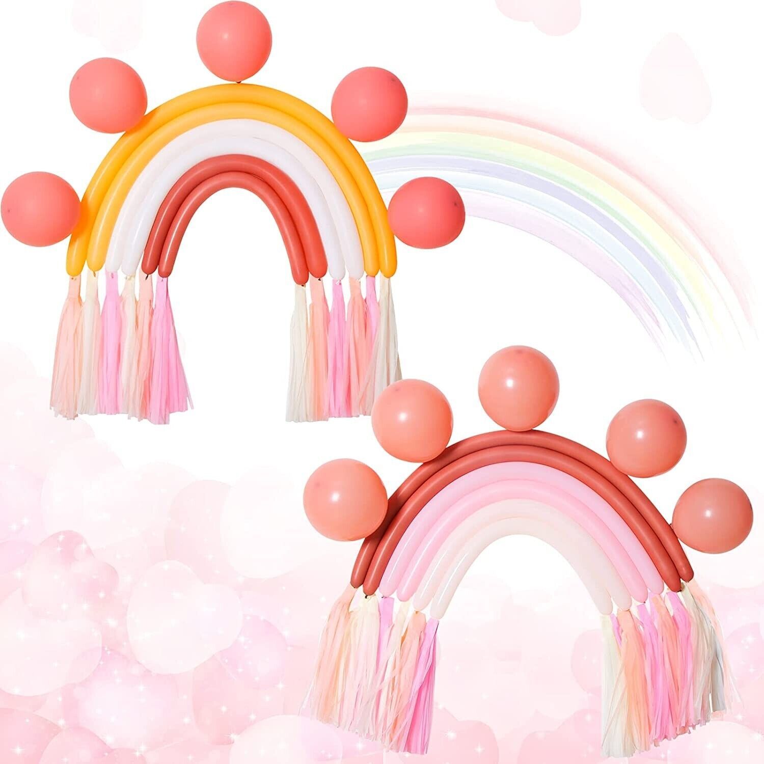 Boho Balloon Bonanza: 155 Lavish Balloons In Dusty Hues!
