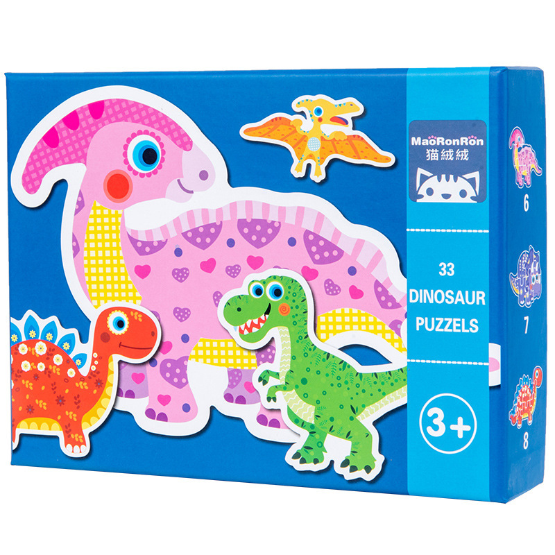 Puzzles Infantis 3D prehistoric dinosaurs