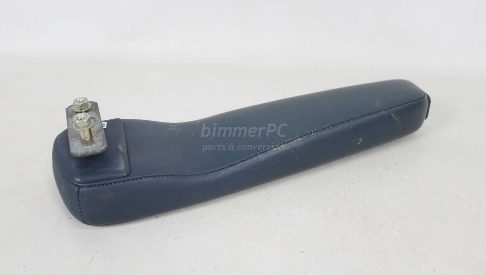 BMW E34 5Series Blue Leather Right Front Passengers Seat Arm Rest 19891995 OEM Seats