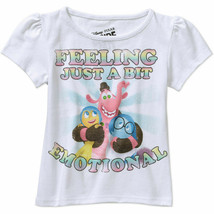 Disney Inside Out Toddler Girls T-Shirt  White Size-4T NWT (P) - $7.69