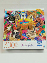 Drama Llama 300 Piece Premium Blue Board Adult Jigsaw Puzzle  - $24.00