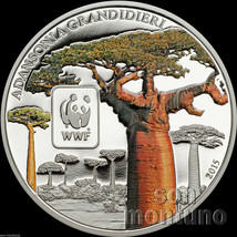 2016 Tanzania AMAZON RAINFOREST Colorized Silver Plated COPPER Coin African WWF