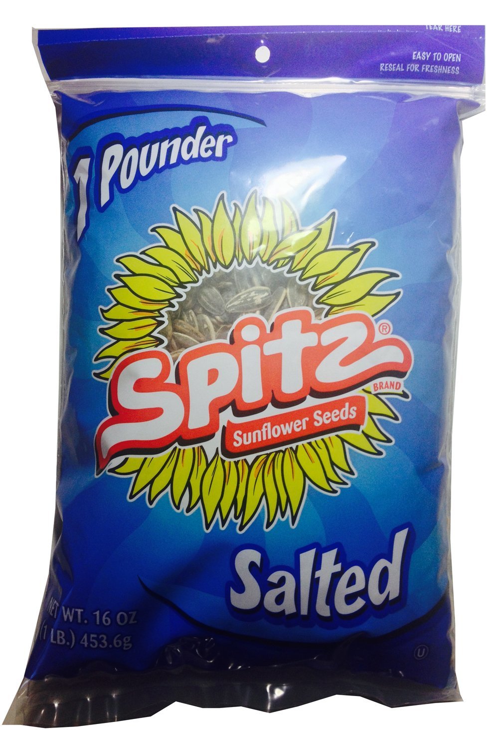Spitz Sunflower Seeds, Salted 1 Pound Bag (Single) Gift Bags