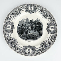 KERAMIS Boch Freres Dinner Plate - 9-3/8&quot; - Bataille de Friedland 14 Jui... - $59.40