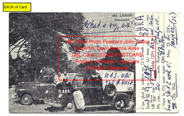 1957 Real Photo Postcard John Carlos Naon Mt. Lanin Buenos Aires QSL Car... - $289.99