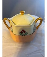 Vintage Porcelain/ China  Sugar Bowl Made In Germany Marked With # 6 or 9 - $14.84
