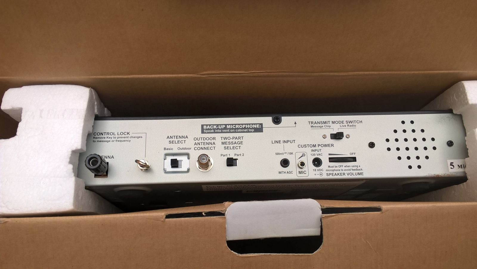 NEW Talking House AM Radio Transmitter TH5.0 Actradio NIB T99 100mW Other Radio Communication