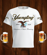 Yuengling  Beer Logo White Short Sleeve  T-Shirt Gift New Fashion  - $31.99