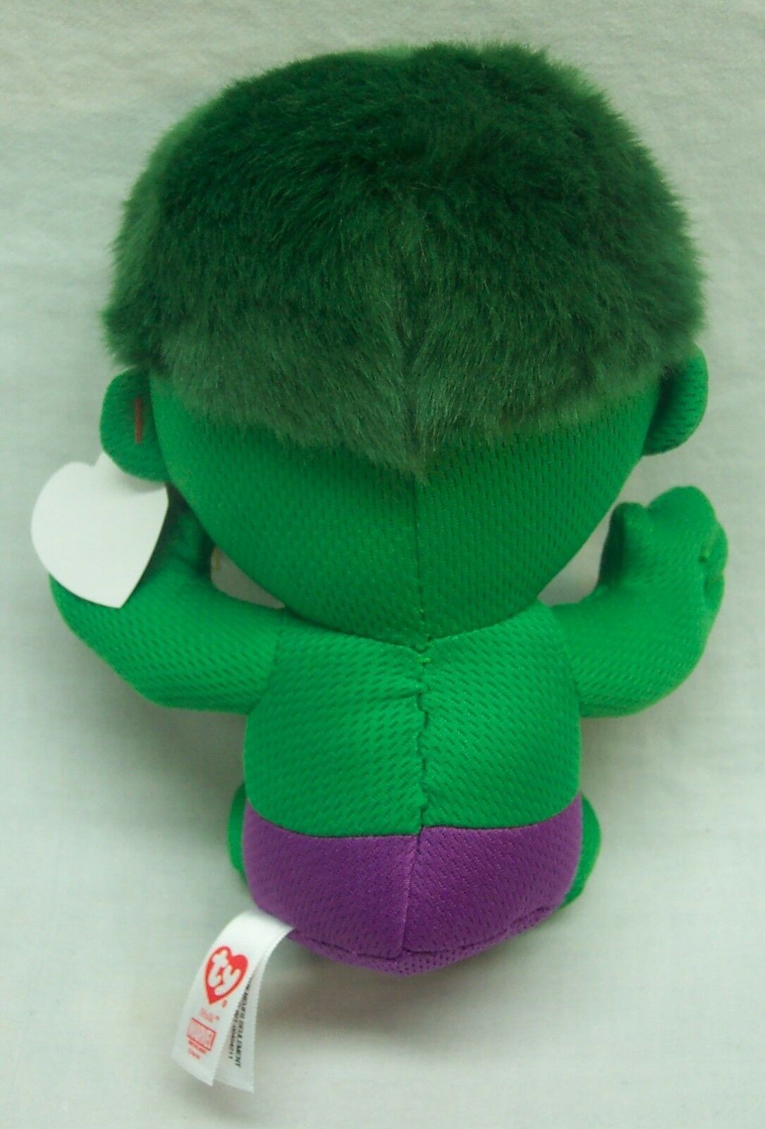 TY Beanie Baby Marvel Avengers INCREDIBLE HULK 6" Plush STUFFED ANIMAL