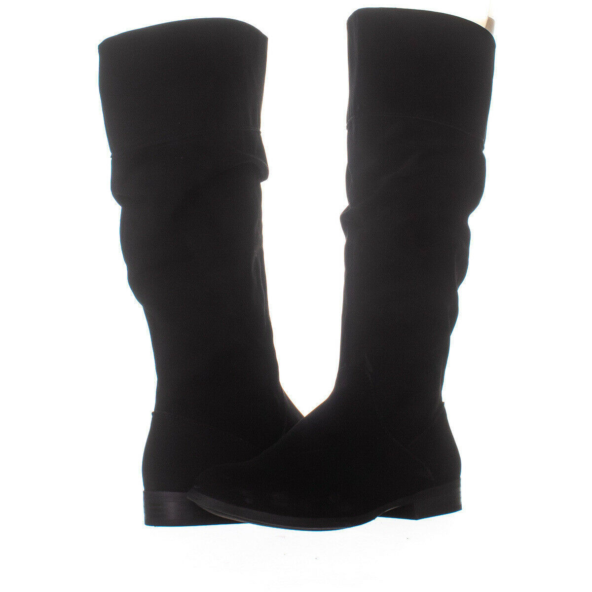 mid shaft block heel boots
