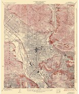 Topo Map - Glendale California Quad - USGS 1928 - 23 x 28 - $36.58+