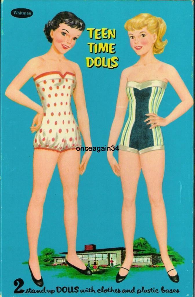 vintage paper dolls 1950s