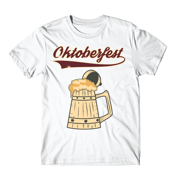 Oktoberfest Vintage Logo German Beer Stein T-Shirt - T-Shirts, Tank Tops