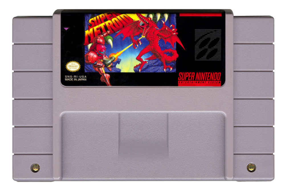 Super Metroid Game Cartridge For Nintendo SNES USA Version