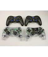 Four PlayStation Wireless Controllers Sony PS2 Lot - UNTESTED  - $9.99