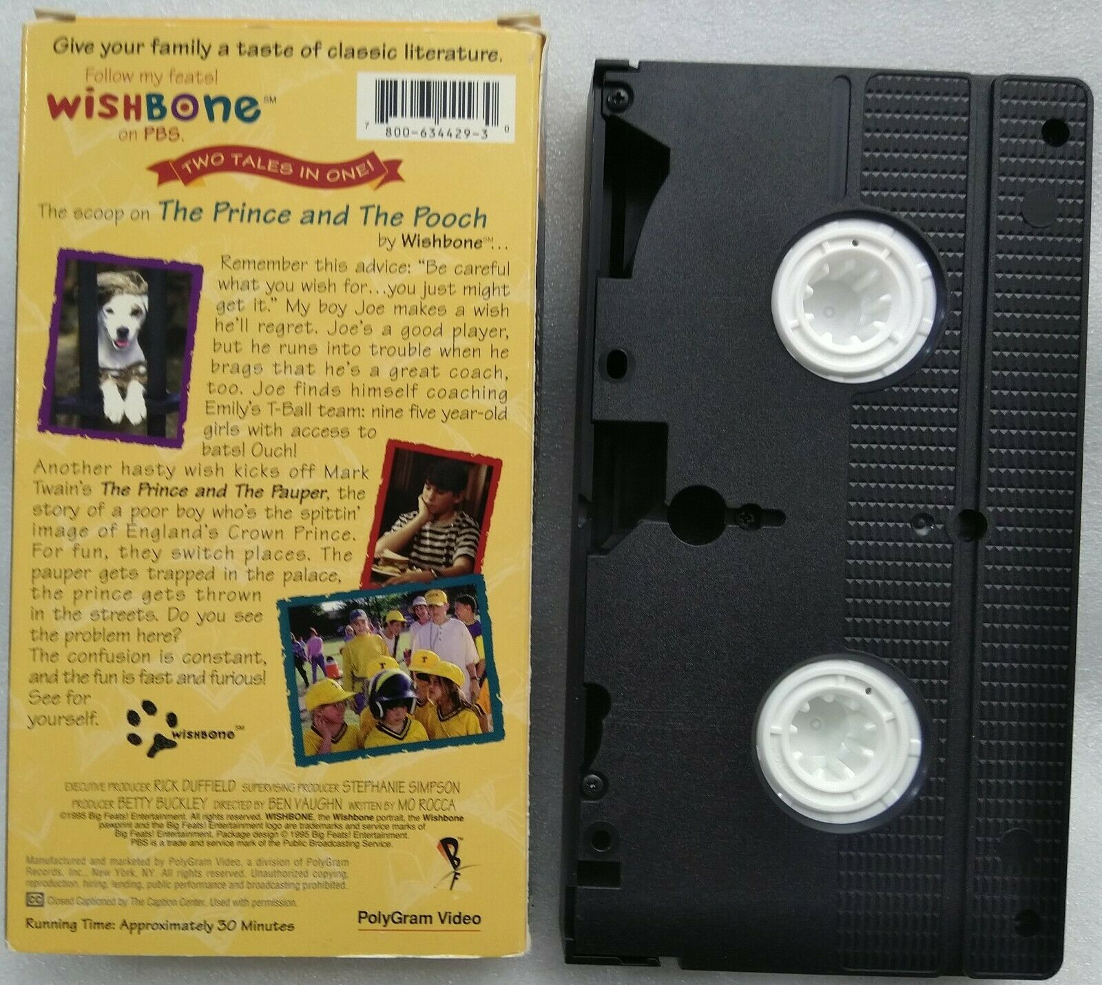 VHS Wishbone - The Prince and the Pooch and similar items