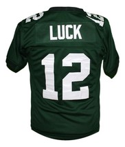 Andrew Luck #12 Stratford High School New Men Football Jersey Green Any Size image 2