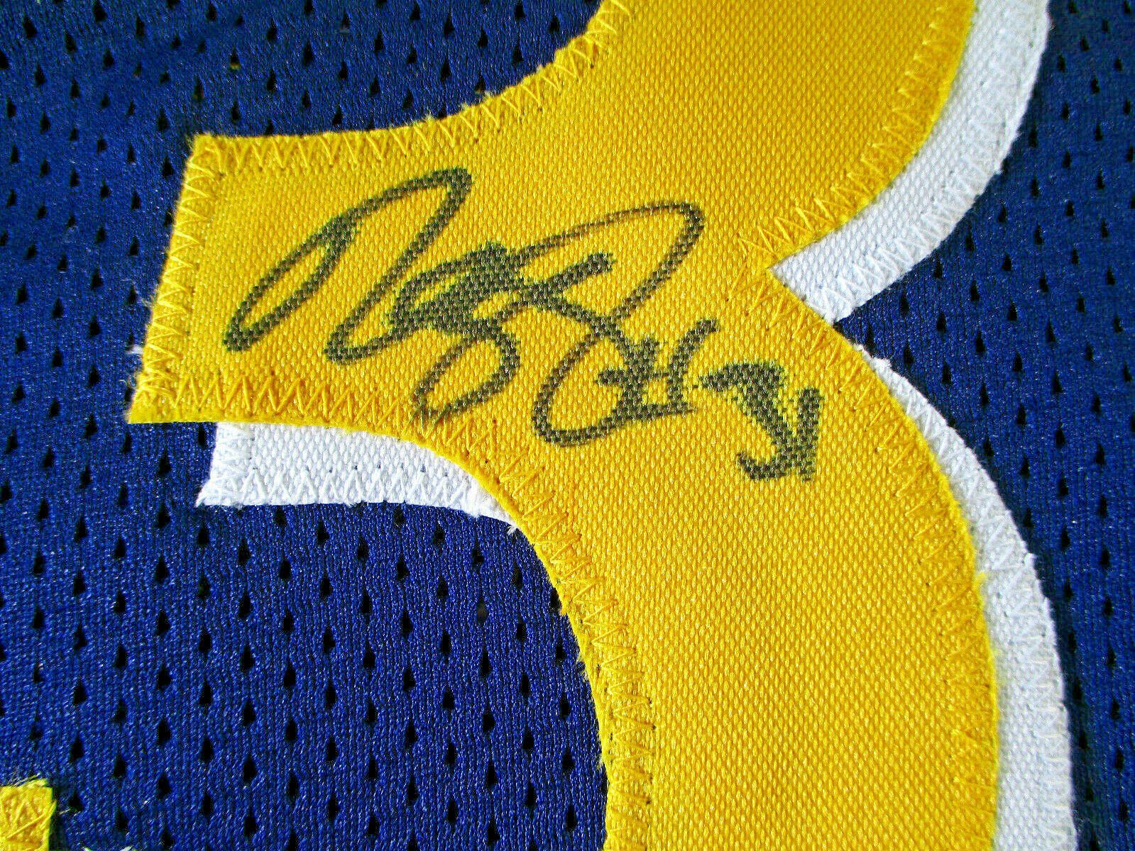 JERRY WEST SIGNED CUSTOM LA LAKERS XL YELLOW JERSEY, JSA COA