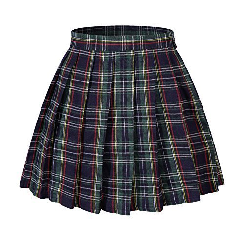Girls`s Japan Back to School Uniform Pleated Cosplay Costumes Skirts