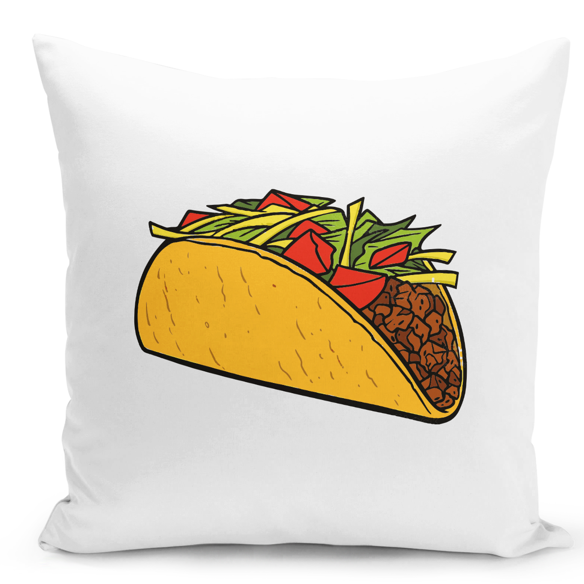 taco plush pillow