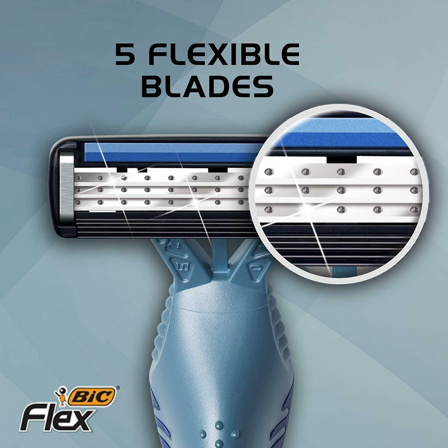 BIC Flex 3 Triple Blade Disposable Razors 8 Ct. (Pack of 2) - Men's Razors