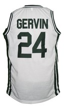 George Gervin #24 College Basketball Jersey Sewn White Any Size image 2