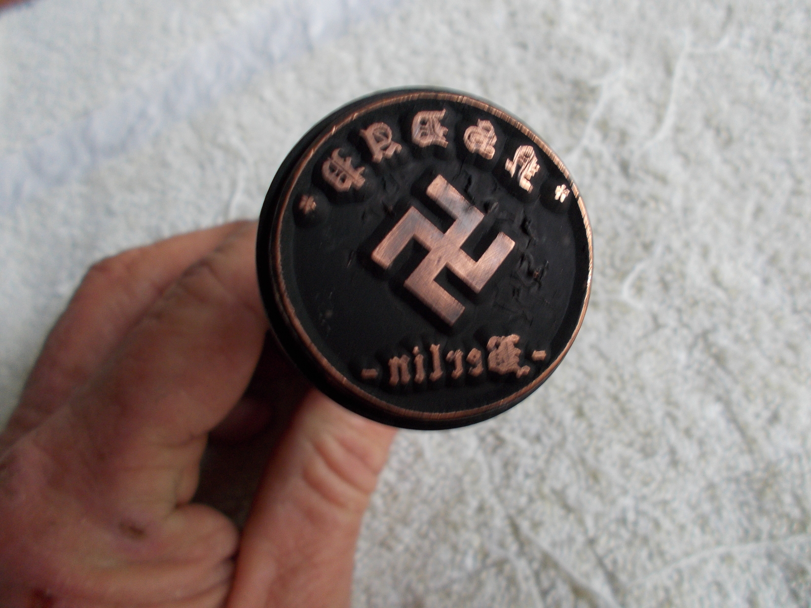 german ww2 ink stamp Original Period Items