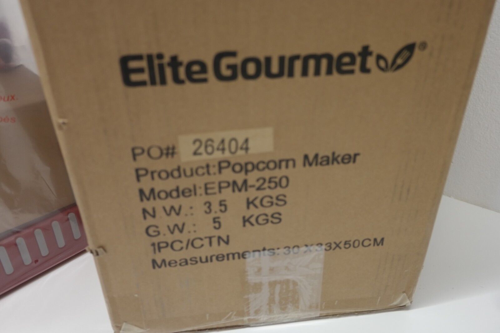 Elite Gourmet EPM-250 Maxi-Matic 2.5 Ounce Classic Carnival, Tabletop  Kettle Popcorn Popper Machine, Retro-Style, Movie Hot Buttered Popcorn, Red