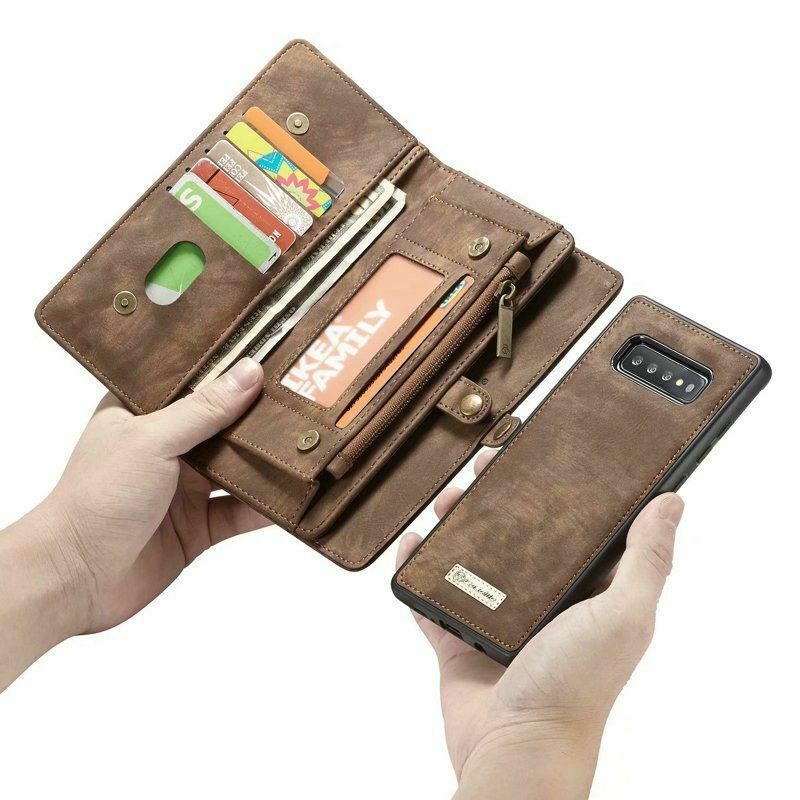 Purse Wristlet Phone Case For Samsung Galaxy Luxury Leather Cover Accessories