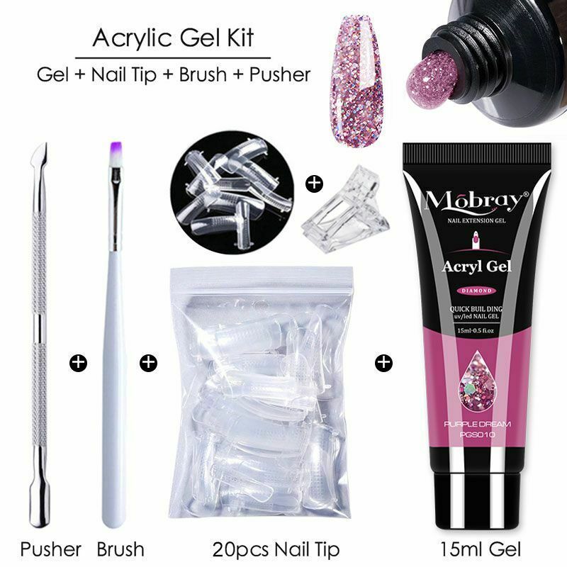 Poly Nail Gel Set All For Quick Extension Nail Manicure Set