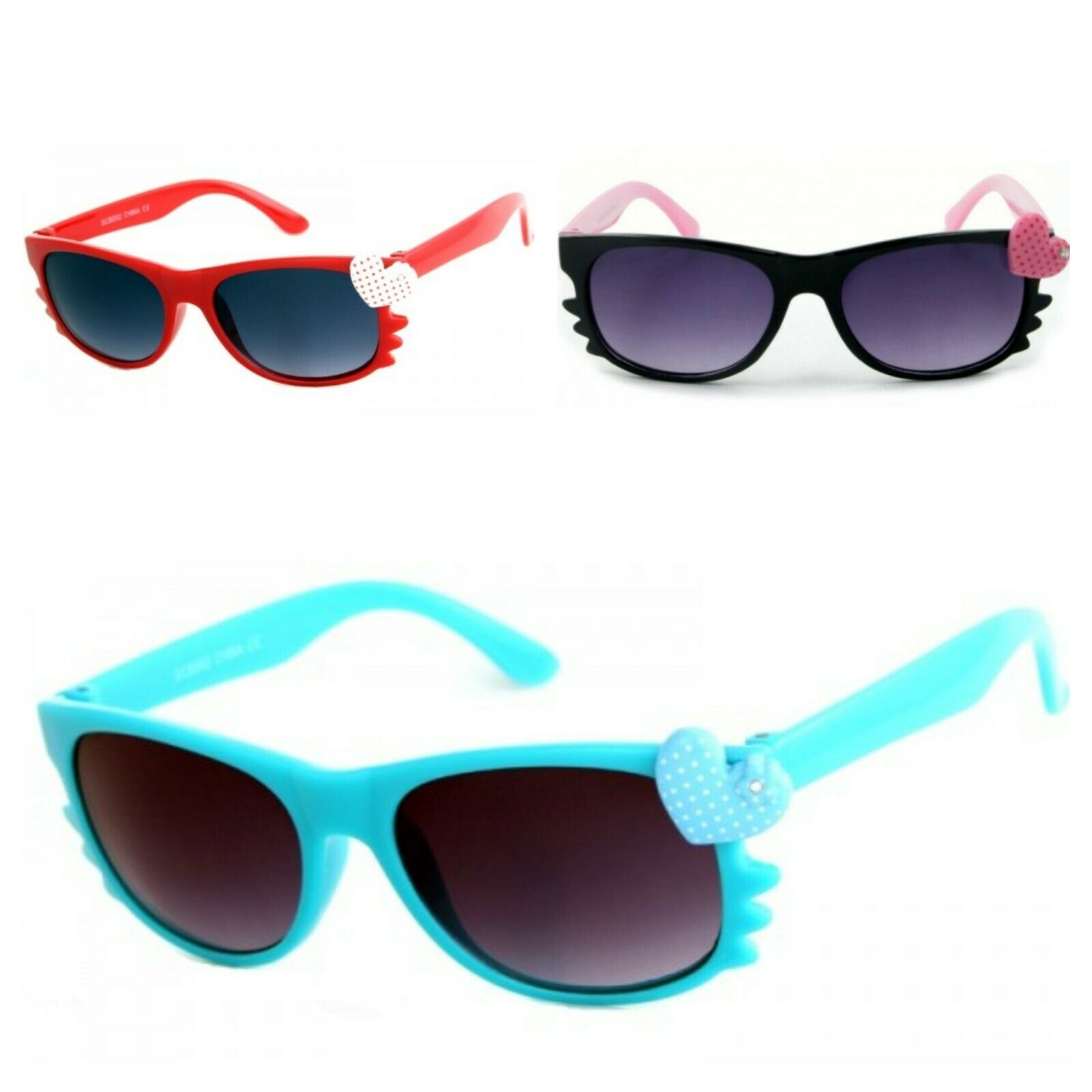 Gafas de sol Moda de Chicas Lentes de encanto para Niños Espejo UV400 de Regalo