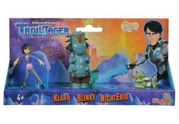 Trollhunters Simba 3-pack Figures Claire Blinky NotEnrique