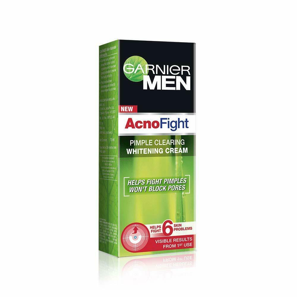 Primary image for Garnier Men Acno Fight Pimple Clearing Face Wash Whitening Day Cream 45g FS