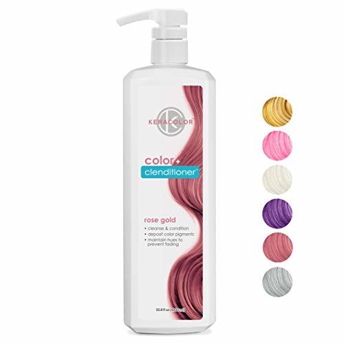 Keracolor Clenditioner Color Depositing Conditioner, Rose Gold Hair Color