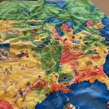 Fabric Traditions 2001 United States North America Map cotton fabric pan... - $11.88