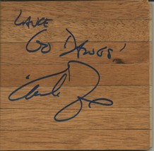 Mark Fox Signed 6x6 Floorboard Georgia Go Dawgs Inscription