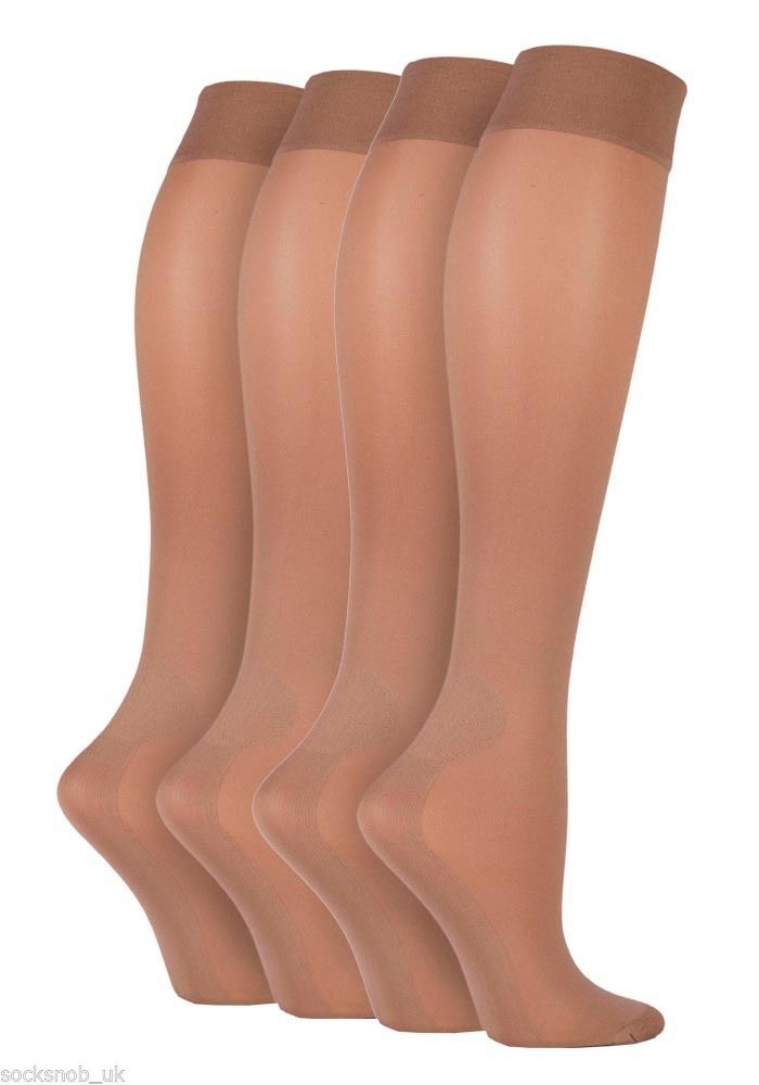 IOMI  - 2 Pairs Ladies Compression Knee High Energising Socks 4-7 uk, 37- 40 eur