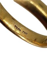 TIFFANY & CO. 750 18K Yellow Gold Wedding Band Ring Sz 11-1/2 7.2g image 6