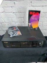 Sharp VC-H982U 4-Head Hi-Fi Stereo VCR VHS Tape Player w/AV CABLES AND V... - $50.00