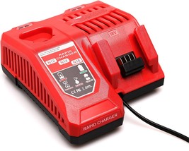 Lilocaja M12 & M18 Multi-Voltage Battery Charger Replacement for Milwaukee, 1840 - $38.92