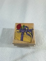 Hero Arts Wrapped With Rose Rubber Stamp C567 Gift Birthday Love Anniversary - $8.98