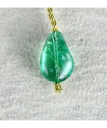 CERTIFIED NATURAL COLOMBIAN EMERALD BEAD 6.98 CTS DRILL GEMSTONE HANGING... - £786.28 GBP