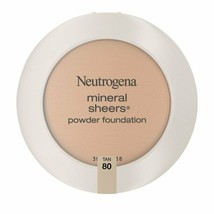 Neutrogena Mineral Sheers Oil-Free Powder Foundation, Tan 80, 0.34 oz.. - $25.73