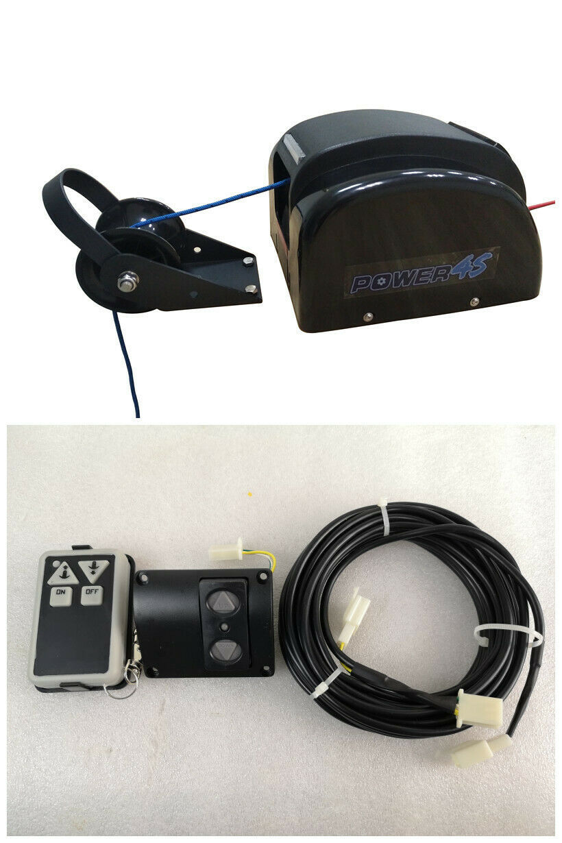12V AutoDepoly WRC&SSK Anchor Winch Windlass 45 lb. Freshwater Boat