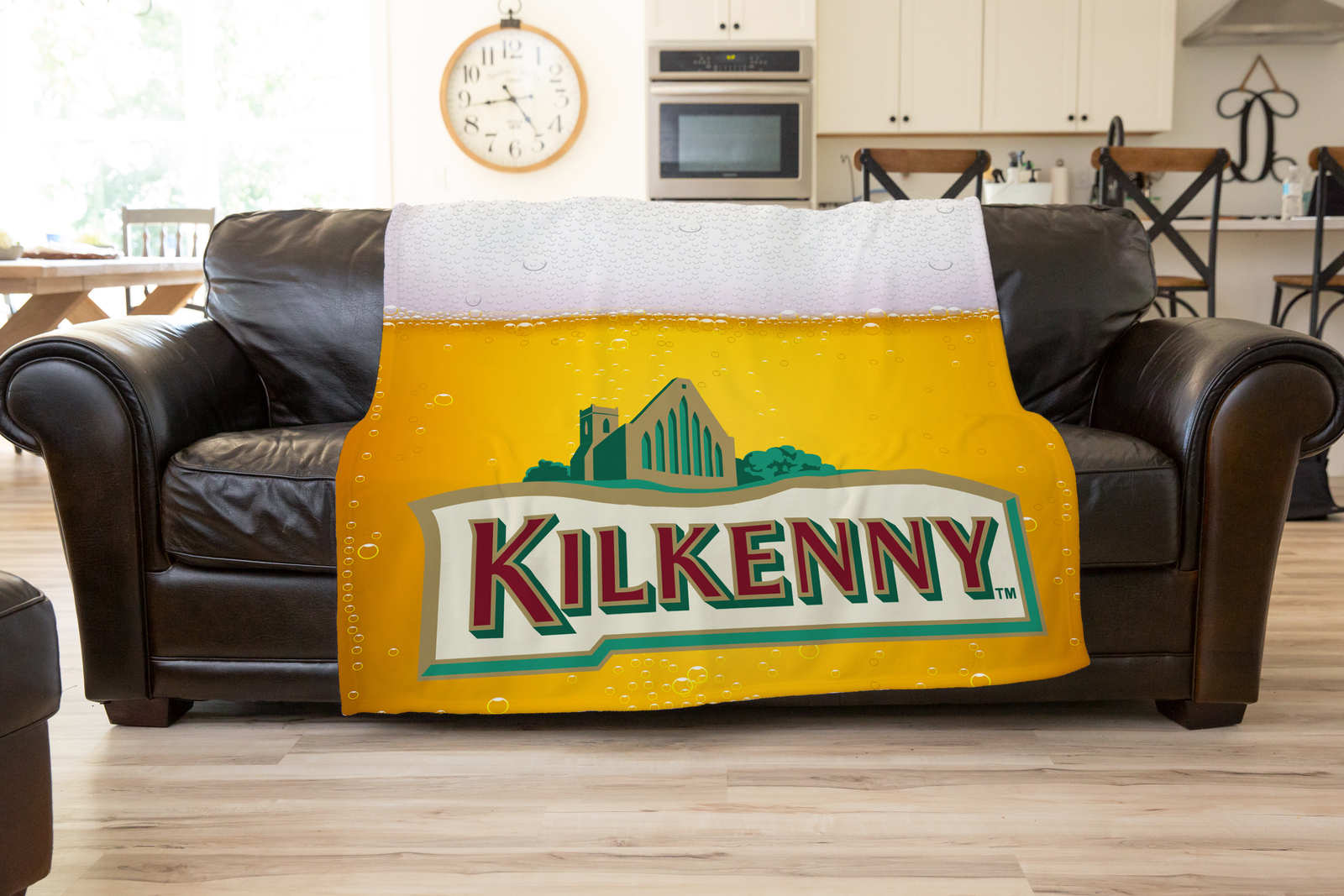 Kilkenny Beer Logo Fleece Blanket Ultra soft Gift  Cozy Comfort Blanket