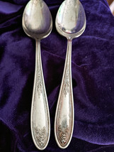 Simeon L. & George H  Rogers Co. Serving Spoons Kenilworth Silverplate 1930's - $8.00