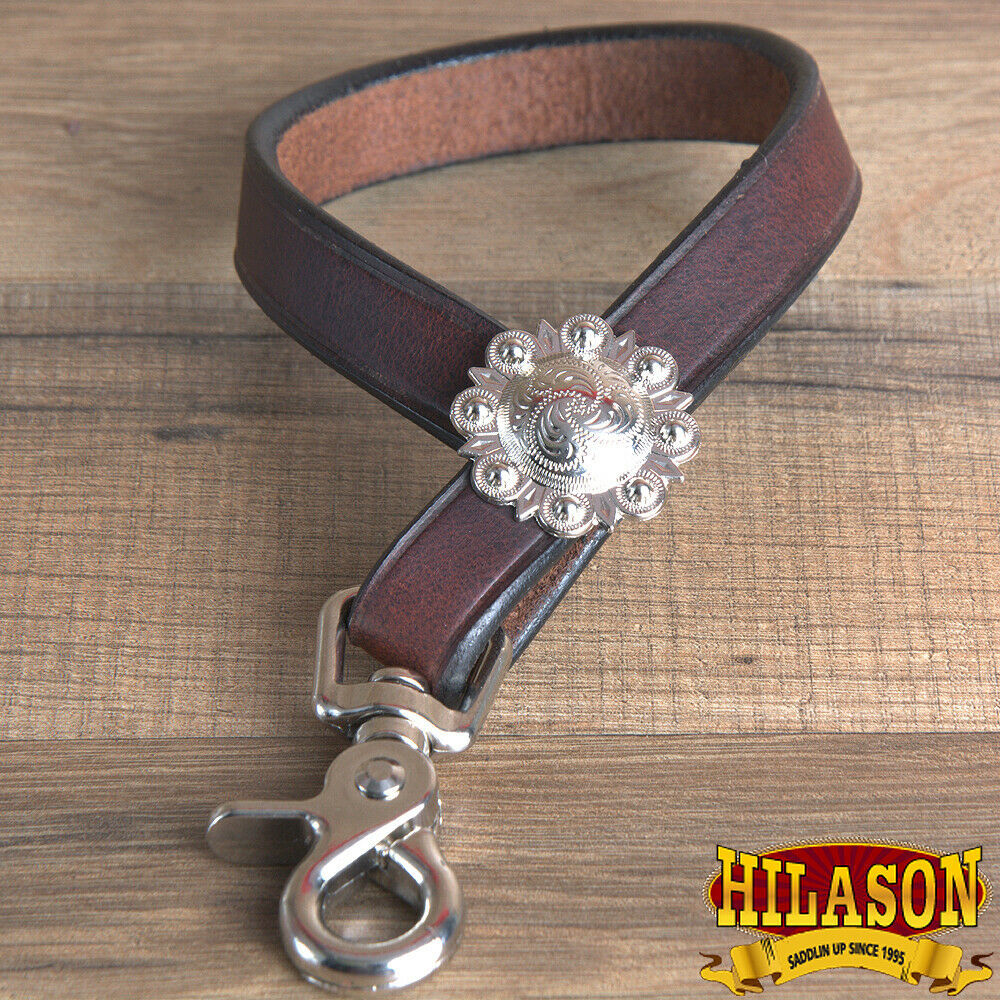 UBVX UMADE IN USA 4 INCH HILASON LEATHER HORSE TIE DOWN HOBBLE