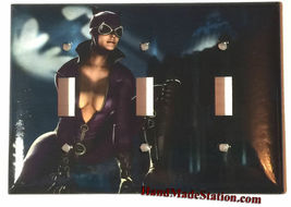 Bat girl Batgirl dark Light Switch Duplex Outlet wall Cover Plate Home decor image 6