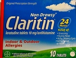 60ct  Claritin Non Drowsy 24 Hour Relief Exp 07/23 BULK SALE NO BOX - $11.99